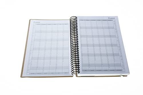 Collins Debden Delta Academic 2023-24 A5 Day To Page Mid Year Diary Planner School College or University Term Journal - August 2023 to August 2024 - Orange - FP51M.44-2324