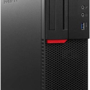 Lenovo THINKCENTRE M700 SFF Business Desktop Computer (Intel Dual-Core i3-6100 3.70GHz, 8GB DDR4, 256GB SSD, WiFi, Bluetooth, Dual Monitors Supported, Windows 10 Pro) (Reed) Black