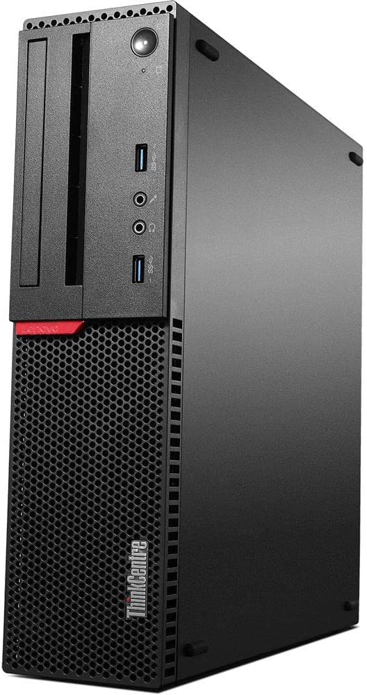 Lenovo THINKCENTRE M700 SFF Business Desktop Computer (Intel Dual-Core i3-6100 3.70GHz, 8GB DDR4, 256GB SSD, WiFi, Bluetooth, Dual Monitors Supported, Windows 10 Pro) (Reed) Black