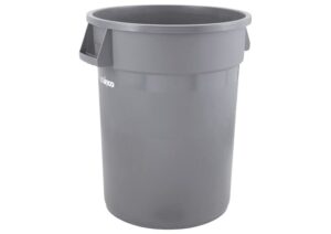 winco ptc-20g round trash can, 20 gallon, gray