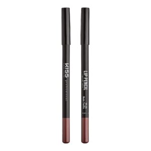 KISS NEW YORK Professional Slim Lip Pencil, Creamy Soft Lip Liner, Smooth Long-Lasting Rich Lip Color, Natural Lip Makeup, Water-Resistant Lip Crayon (Nude Truffle)