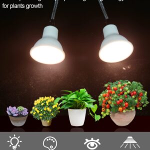 DOMMIA Plant Light for Indoor Plants, Full Spectrum Grow Lights for Indoor Plants, Brightness Led Grow Lights for House Plants, Plant Growing Lamps for Indoor Growing