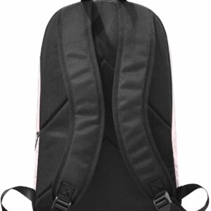 CUXWEOT Personalized Cheer Black Purple White Cheerleader Backpack with Name Custom Travel Bag for women Men