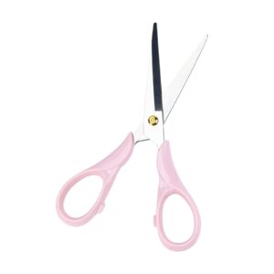 scissors all purpose craft scissors, light pink multipurpose fabric scissors sewing scissors sharp scissors for office (light pink)