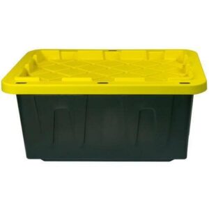 1 pc of 27 gallon tote box plastic storage large bin organizer stackable container lid