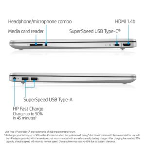 HP 15.6 inch FHD Laptop, 11th Gen Intel Core i3-1125G4, Windows 11 in S Mode, Long Battery Life, Fast-Charge, Thin & Light Design (12G RAM | 256GB SSD)