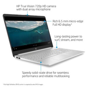 HP 15.6 inch FHD Laptop, 11th Gen Intel Core i3-1125G4, Windows 11 in S Mode, Long Battery Life, Fast-Charge, Thin & Light Design (12G RAM | 256GB SSD)