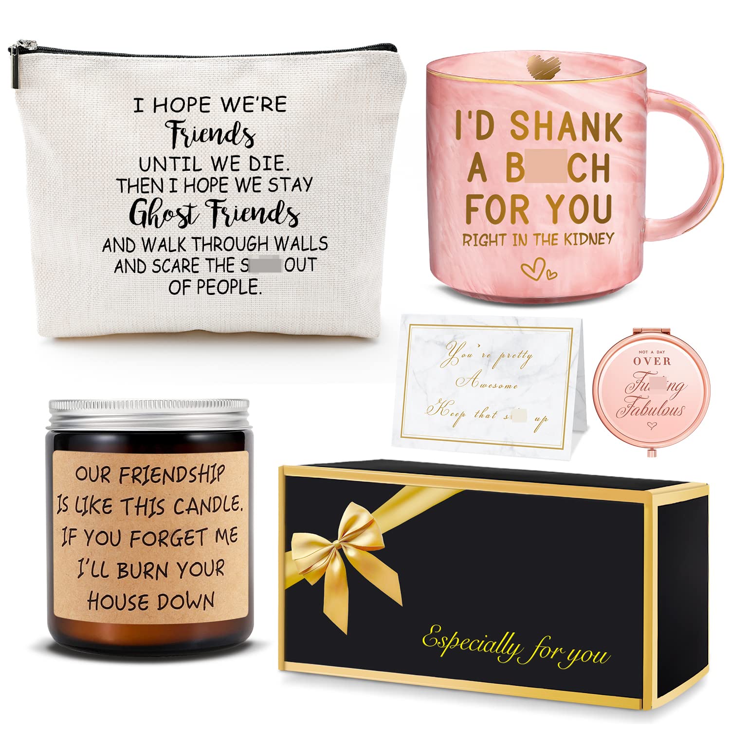 Funny Birthday Gifts for Women Best Friends Friendship Gifts for Women Friends Unique Friend Gifts for Women Birthday Gifts for Friends Female Gifts for Friends Coworker Soul Sister Bestfriend bff