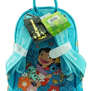 Wondapop Disney Lilo & Stitch 11" Vegan Leather Fashion Mini Backpack