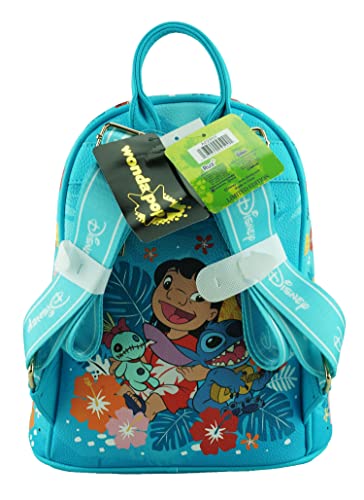 Wondapop Disney Lilo & Stitch 11" Vegan Leather Fashion Mini Backpack