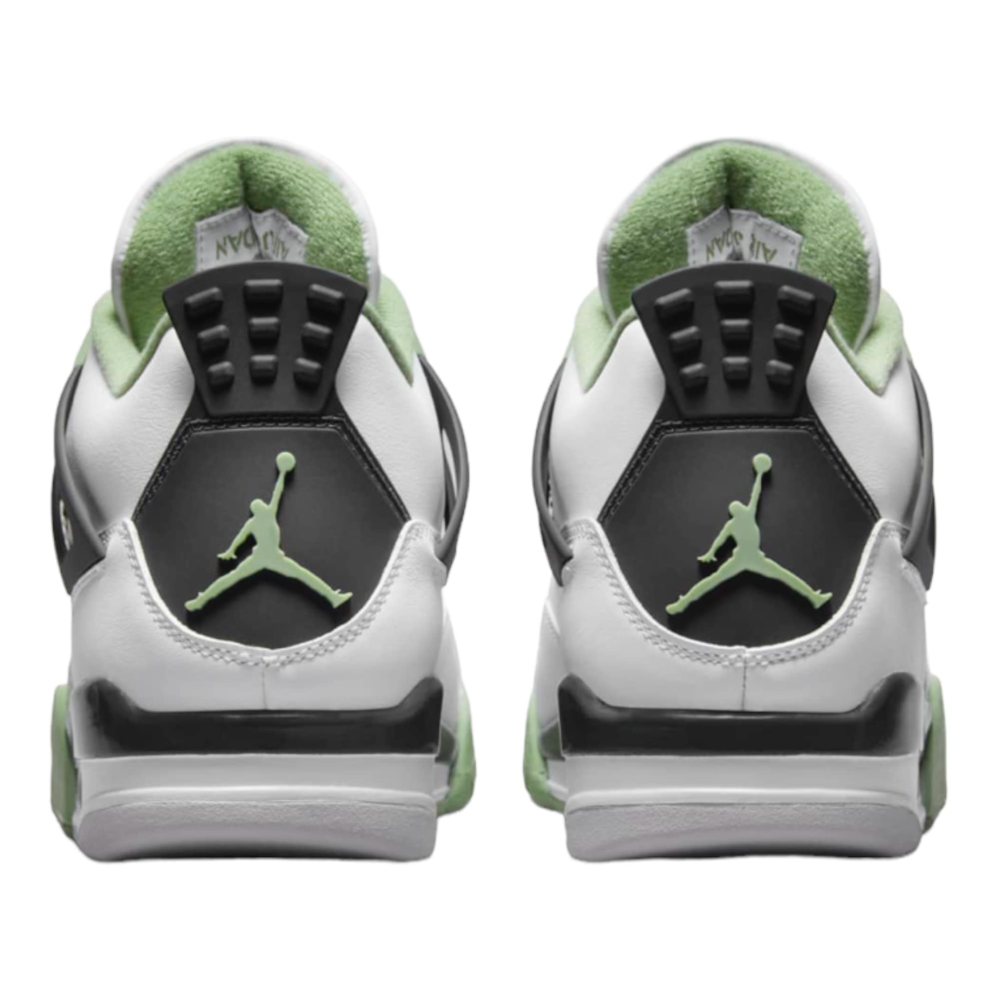 Jordan Air 4 Retro Women's White/Oil Green-Dark Ash AQ9129-103 8