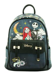 wondapop disney the nightmare before christmas 11" vegan leather fashion mini backpack