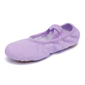 ballet shoes for girls toddler lyrical shoes split sole turners dance shoes purple 9 m us women