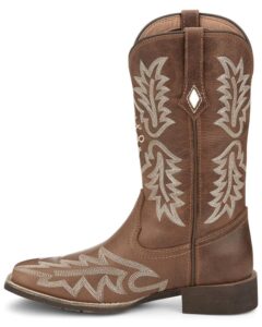 justin boots women's gypsy carsen rustic tan cowgirl boot tan 11 b