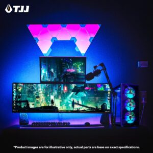 TJJ X3 Gaming Computer PC Desktop - Intel Core i3-12100F (Beat i7-8700), NVIDIA GTX 1660 Super 6GB, 16GB DDR4 3200, 500GB SSD, VR Ready, WiFi 6E, RGB Keyboard & Mouse & Speakers, Win 11 Pro