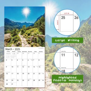 2024 2025 Wall Calendar, July 2024 - December 2025, Wall Calendar National Park, 12" x 24" Opened,Full Page Months Thick & Sturdy Paper for Gift Perfect Calendar Organizing & Planning