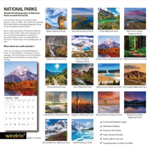 2024 2025 Wall Calendar, July 2024 - December 2025, Wall Calendar National Park, 12" x 24" Opened,Full Page Months Thick & Sturdy Paper for Gift Perfect Calendar Organizing & Planning