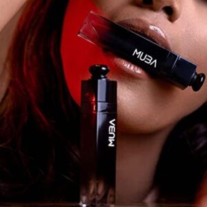 MUBA COSMETICS Liquid Lipstick - 24 Hour Waterproof Long Lasting, None- Transferable & High-Pigment Lip Makeup, Lipstick for Women - Liquid Lipsticks, Perfect Beauty Gifts (Bite Me)