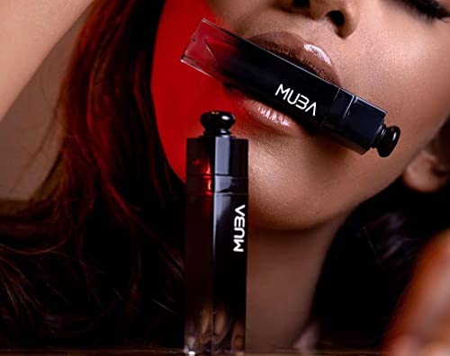 MUBA COSMETICS Liquid Lipstick - 24 Hour Waterproof Long Lasting, None- Transferable & High-Pigment Lip Makeup, Lipstick for Women - Liquid Lipsticks, Perfect Beauty Gifts (Bite Me)