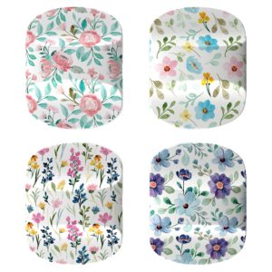housylove for yeti magnetic slider replacement, for yeti lid magnetic slider replacement, yeti magslider replacement set of 4, floral watercolor pattern 3