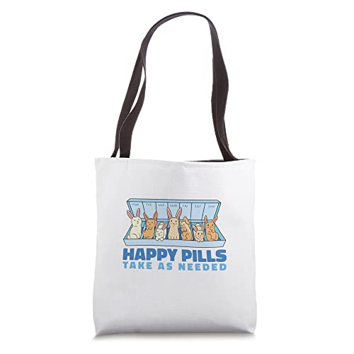 Rabbit lovers bunny prescription take as many as you want Tote Bag