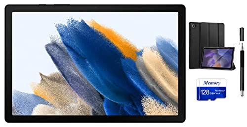 SAMSUNG Galaxy Tab A8 Android WiFi Tablet, 10.5'' Touchscreen (1920x1200) LCD Screen, 4GB RAM, 64GB Storage, Bluetooth, Android 11 OS, Gray + Accessories