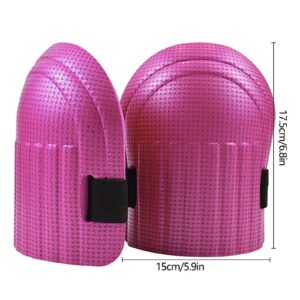 TIANSDL Garden Kneeling Pad, Shockproof Adult Knee Pads, Protective Collision Avoidance Kneepads Thickened Cushion For Gardening, Flooring ( Color : Pink )