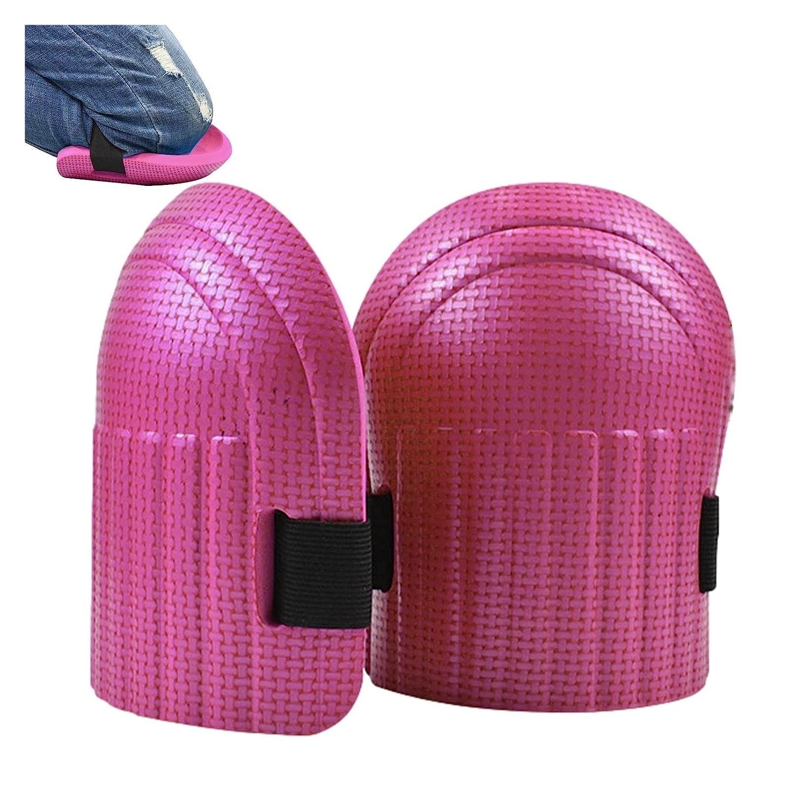 TIANSDL Garden Kneeling Pad, Shockproof Adult Knee Pads, Protective Collision Avoidance Kneepads Thickened Cushion For Gardening, Flooring ( Color : Pink )