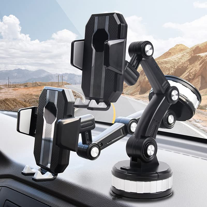 TenYua 360 Rotatable Car Phone Holder,Car Mount Bracket,Car Suction Cup Windshield for All Phone