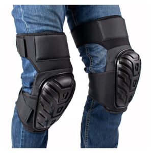 tiansdl knee pads for work with heavy duty gel cushion and adjustable non-slip velcro straps kneepads perfect for gardening, flooring