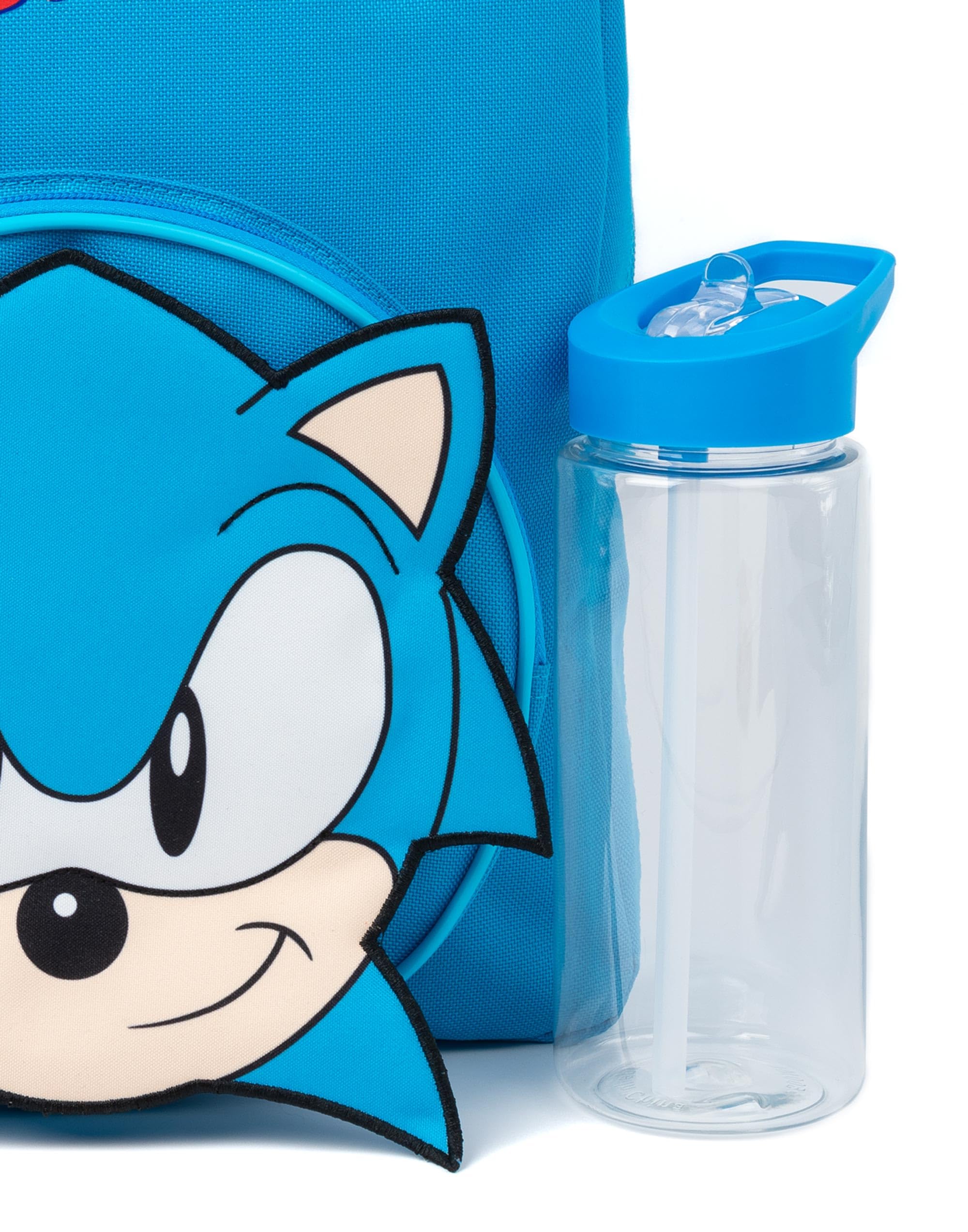 Sonic The Hedgehog Boy's Schoolbag Set, Blue, One Size