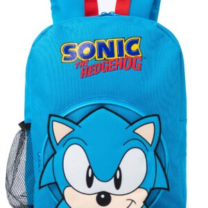 Sonic The Hedgehog Boy's Schoolbag Set, Blue, One Size