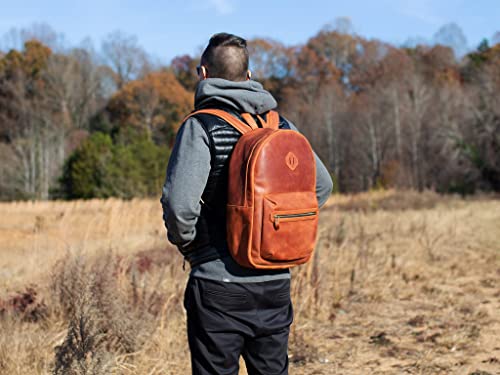 olpr. Leather Backpack (Chocolate)