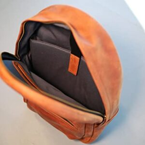 olpr. Leather Backpack (Chocolate)