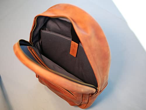 olpr. Leather Backpack (Chocolate)