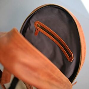 olpr. Leather Backpack (Chocolate)