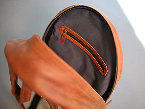 olpr. Leather Backpack (Chocolate)