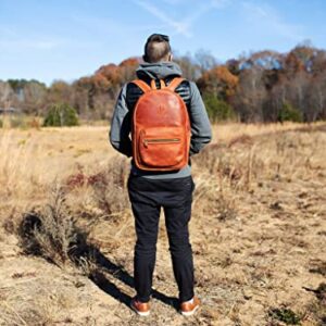 olpr. Leather Backpack (Chocolate)