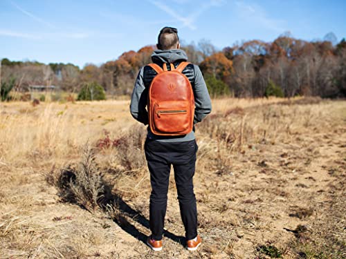 olpr. Leather Backpack (Chocolate)