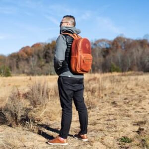 olpr. Leather Backpack (Chocolate)