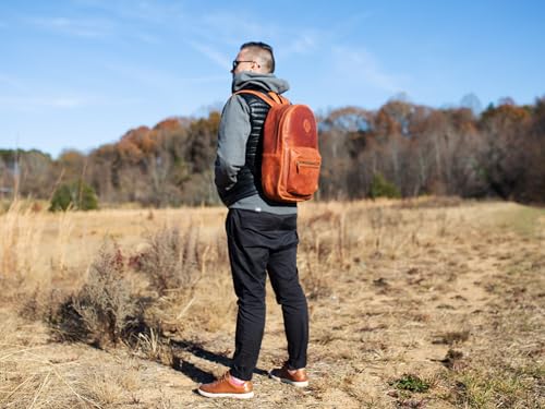 olpr. Leather Backpack (Chocolate)