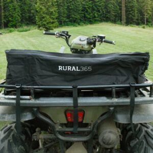 Ruralty ATV Storage Bag - 15.5 x 32.5in Cargo 4 Wheeler Storage Bag Accessories ATV Back Seat Rack Camping Storage