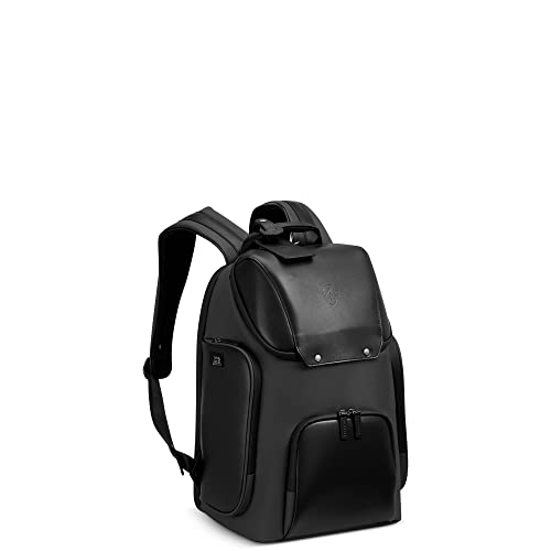 PEUGEOT Voyages Business Travel Backpack, Black, 18 Inch Laptop Sleeve