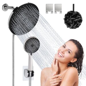 lanhado rain shower head with handheld spray