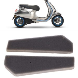 2pcs air box foam filter, air filter cleaner sponge for gy6 49cc 50cc 139qmb scooters moped replacement for taotao