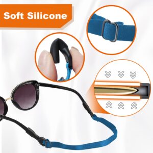 SMARTTOP Adjustable Glasses Strap-6 Pack No Tail Eyeglass Straps Eyewear Retainer Sport Unisex Sunglass Straps Holder