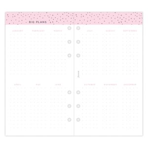 Filofax Personal Confetti week to view 2024 diary