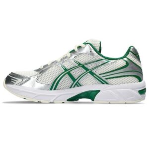 asics gel-1130 sneakers, cream/kale, white, green, 5 us women/4 us men
