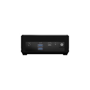 MSI Cubi N Ultrasmall PC, Intel Pentium N200, 4GB Memory, 128GB SSD, Dual Display, Windows 11 PRO Entry (ADL-005US), Black