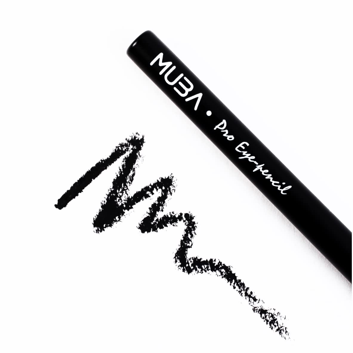 MUBA COSMETICS Eye Pencil “Ink” - Waterproof Eyeliner Pencil, Long Lasting Eye Liner Pencils for Eye Makeup - No Budge Under Eye Pencil Eyeliner, Creamy Eye Pencils, Eyeliner Pencils for Precise Finish - BLACK